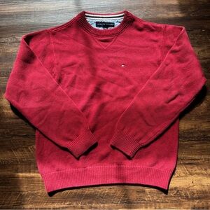 Tommy Hilfiger 100% Cotton Red Sweater